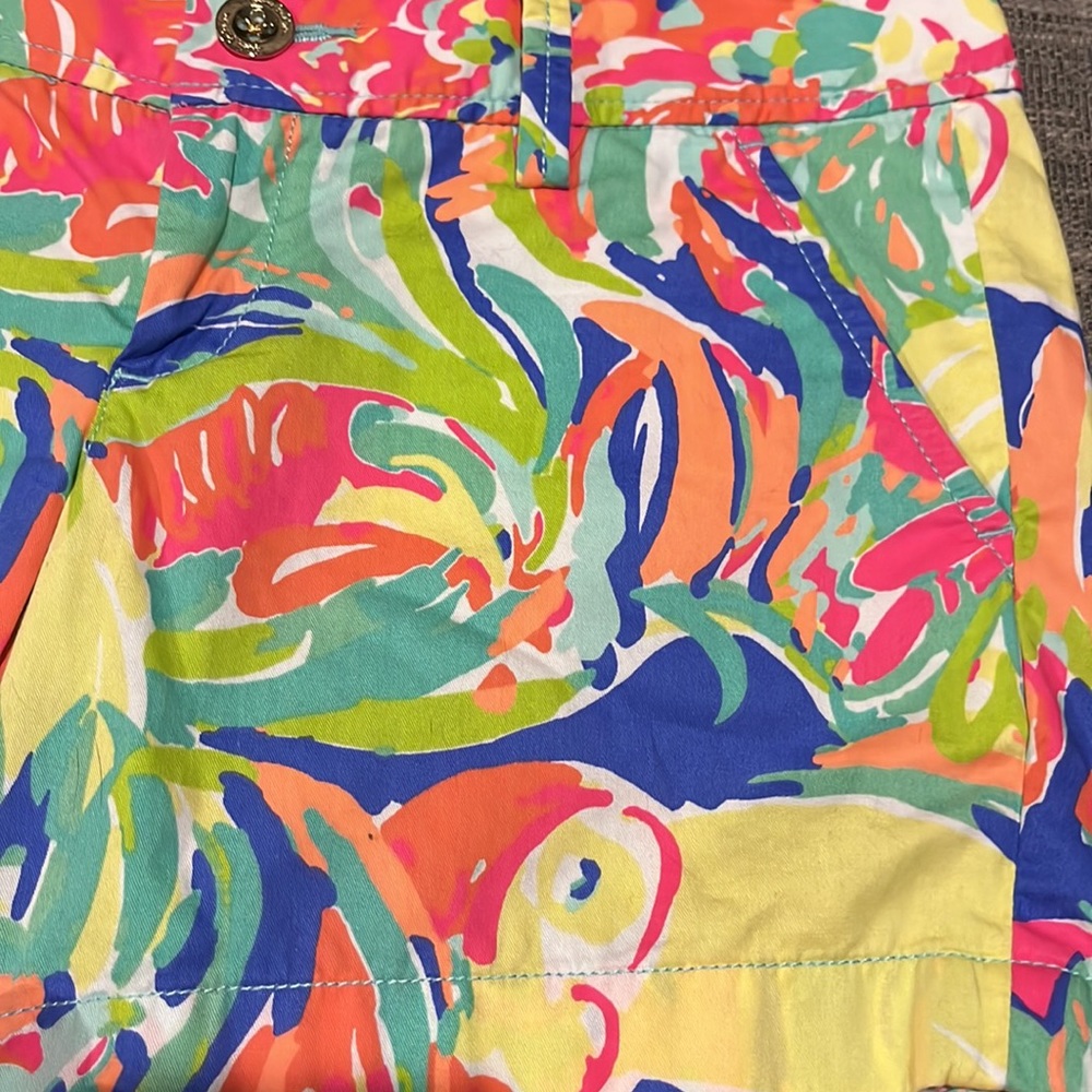 Lilly Pulitzer Callahan Shorts in Casa Banana Size 0 Preppy Beach Resort Wear - Picture 5 of 10